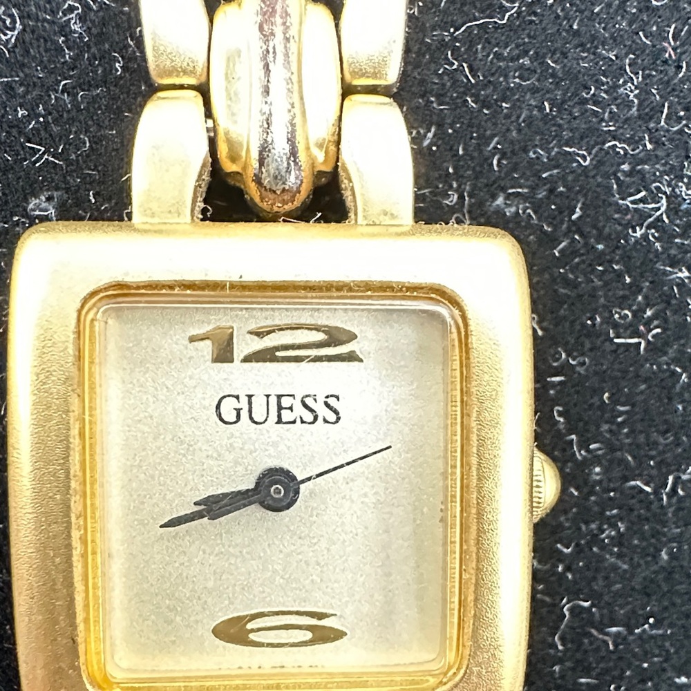 Guess Women's Gold Square Watch